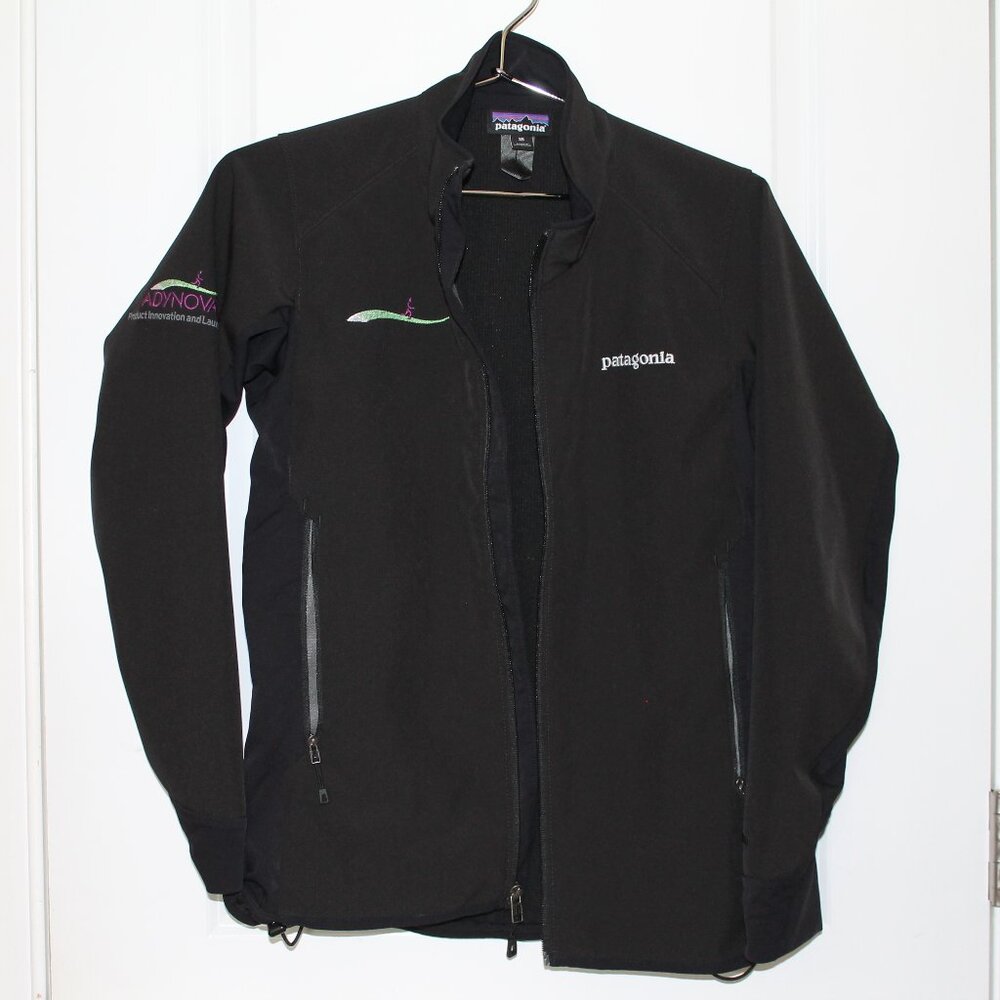 Patagonia Women's Adze Hybrid Jacket XS black 83455 Polartec Windbloc Softshell